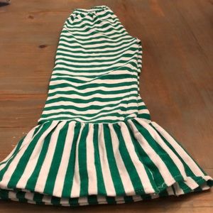 Like new green and white striped pants!!